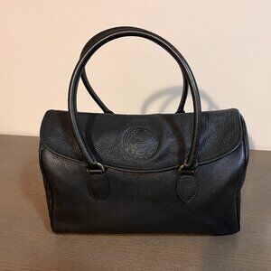 Rare longchamp Grain Leather Bag